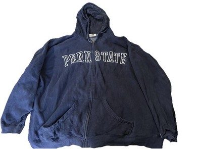 Penn State Russell Athletic XXL Hoodie PSU Zip-Up Navy Blue - Very Large Fit