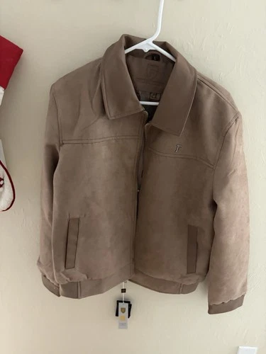 Ferrari F Collections Jacket Tan Beige Size L Brand NWT Mens - product listing photo