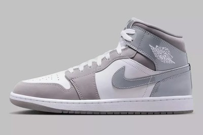 Nike Air Jordan 1 Mid SE White Medium Grey Cool Grey HF3216-100