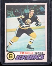 1977 O-Pee-Chee #40 Jean Ratelle Near Mint , Free Shipping