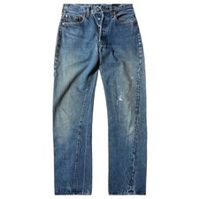 Vintage 80s Levi’s 501 Jeans USA Made Selvedge Redline W30 El Paso F/S