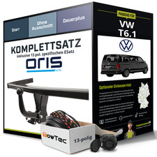 Für VW T6.1 Kasten,Bus Anhängerkupplung starr +eSatz 13pol 2019 - jetzt NEU PKW