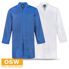 Men's Long Sleeve Dustcoat Solid Color Front Patch with Pockets