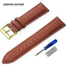 SAMCO Genuine Leather Watch Band 12/14/16/18/19/20/21/22/24 mm Watch Strap for M