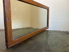 Vintage Reclaimed Great Western Railway Train Carriage Mirror c1950s