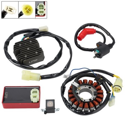 18 Pol Stator Regler CDI Zündbox Zündspule Kit für Honda TRX300 Fourtrax 1988-93