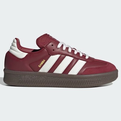Sz 9.5 - ADIDAS ORIGINALS MEN S SAMBA XLG SHOES, Noble Maroon / Core White / Gum