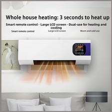 Wall Mounted Air Conditioner Fan Heater with Minimal Floor Space Requirement