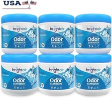 Super Odor Eliminator Fresh Air Gel Medium Spaces 6 Pack Natural Essential Oils