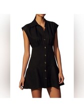 Sandro Paris Josephine linen Mini Dress