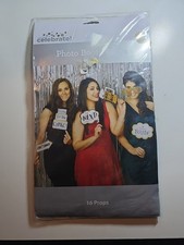 Photo Booth Props Wedding Engagement Bridal Shower Party Stick Sign Set