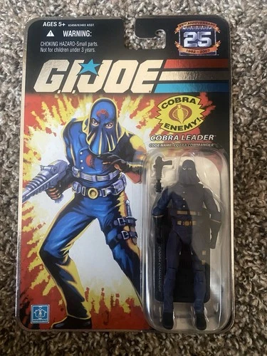 COBRA Commander (hooded) Action Figure GIJoe ARAH 25th Anniversary Hasbro