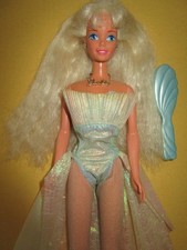 B1275) VINTAGE BUBBLE ANGEL BARBIE #12443 MATTEL 1994 OHRRINGE PUPPE OHNE FLÜGEL