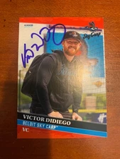 2025 Choice Beloit Sky Carp Team Set Card #38 Victor Didiego Signed Auto