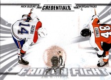 2024-25 Credentials Frozen Fight Nick Suzuki/Morgan Frost #FF-SF *Buy 2 Get 1