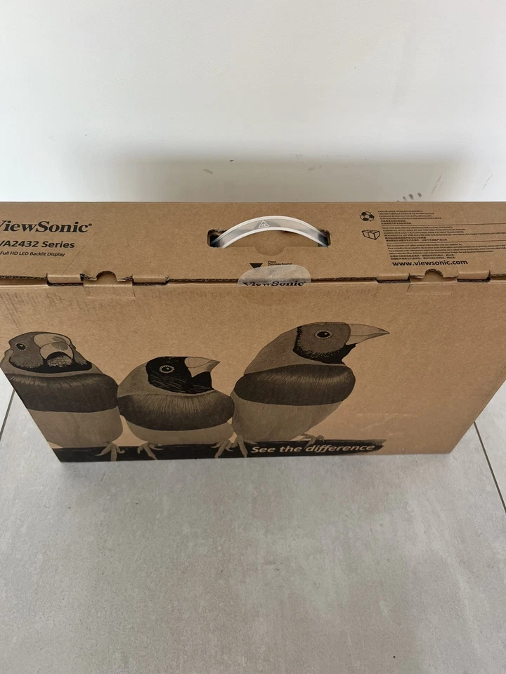 ViewSonic VA2432-H 24-inch Full HD IPS Monitor with Frameless Design, VGA, - Image 2 of 3