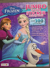 Disney Frozen Jumbo Coloring and Sticker Activity Book-Brand New-SHIPS N 24 HRS