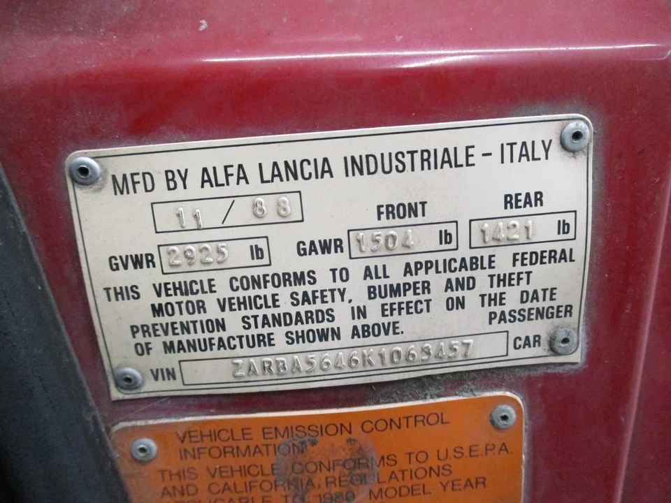 Alternador Alfa Romeo Spider 1989 0060523456 8094 Foto 4 de 4