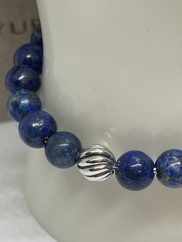 DAVID YURMAN Women's Lapis Lazuli Spiritual Beads Bracelet &. 925 Accent Bead - Picture 4 of 4