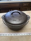 Griswold #8 Slant Logo Cast Iron Tite-Top Dutch Oven Lid  A 2551/ Rough Pot