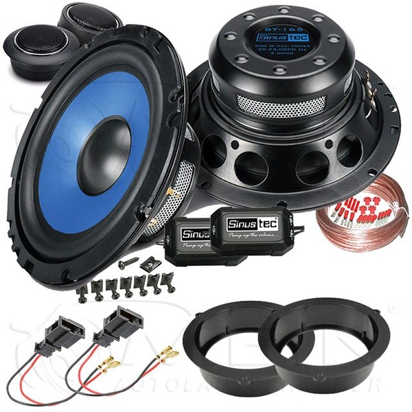 Sinustec Auto Lautsprecher FüR Audi Q3 2011-2018 Hinten TüR 2-Wege 300W #Ccan-image