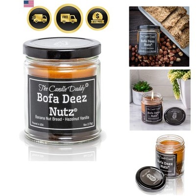 Unique Bofa Deez Nutz Candle - Banana Nut Bread & Hazelnut Vanilla Aromatherapy
