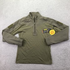 Under Armour Pullover Men Medium Green 1/4 Zip Long Sleeve Tactical Combat MOLLE