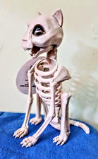 SITTING CAT SKELETON HALLOWEEN DECORATION
