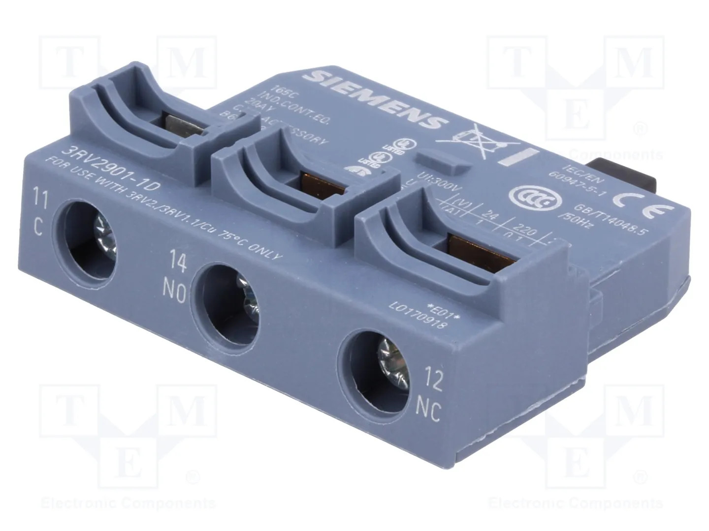 Siemens Interruttore Ausiliario Trasversale 1W, Relais - Immagine 2