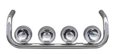 4x Fernscheinwerfer 24 Volt LKW Lampenbügel passend für DAF XG Scania S-Serie XT