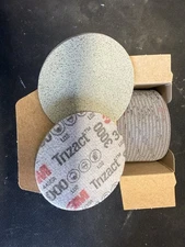 3M 02087 Trizact Hookit 3 Inch P3000 Grit Foam Disc 2087 (15 discs) NEW GENUINE!