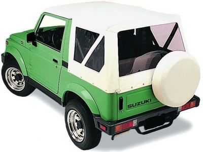 Passend für Samurai SJ 410 413 Verdeck weiss Softtop Top Ersatzhülle replacement
