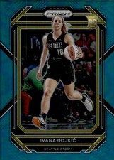 2023 Panini Prizm WNBA Ivana Dojkic Ivana Dojkić Teal Prizm RC #150 27/49