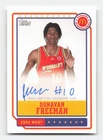 2024 Topps Chrome McDonald's All-American #EA-DF Donnie Freeman Event Autograph