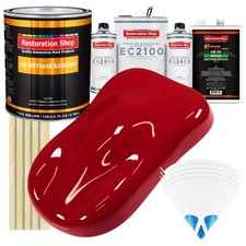 Quarter Mile Red Auto Paint Urethane Basecoat Gallon Kit European Clear Coat Quarter Mile Red Auto Paint Urethane Basecoat Gallon Kit European Clear Coat