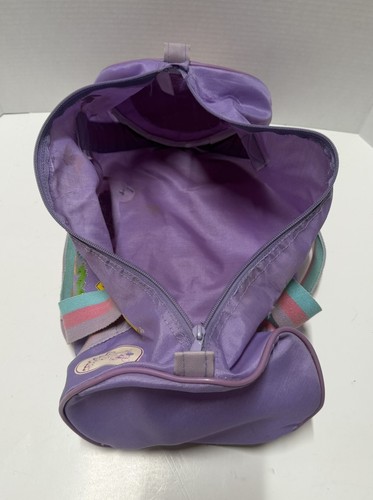 Vintage 80er Jahre Popples lila Reisetasche Sporttasche Reißverschluss Kinder Kids - Bild 10 von 11
