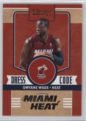 2010-11 Panini Classics Dress Code Dwyane Wade #20 HOF 0a1