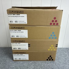 Genuine Ricoh Savin Lanier Toner SET SP C252HA 407653, 407654, 407655, 407656
