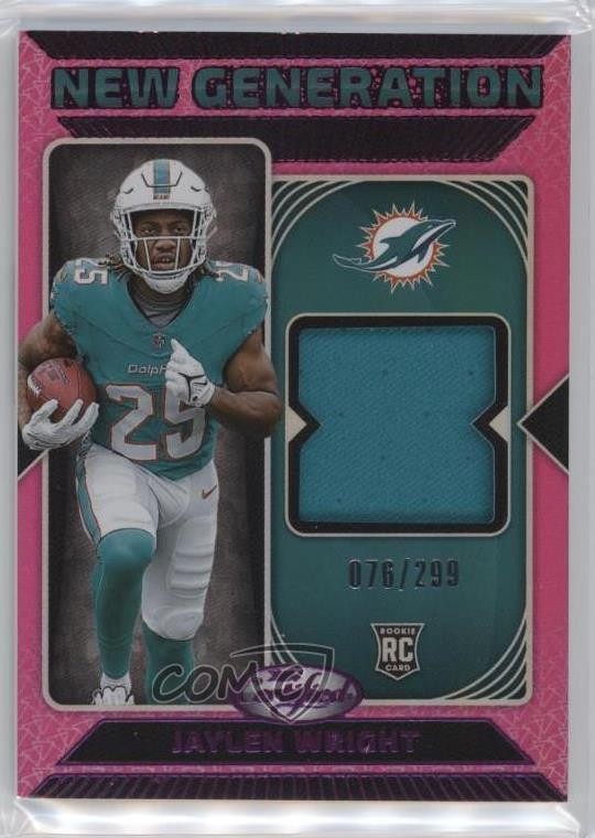 2024 Certified New Generation Jerseys Pink Mirror Jaylen Wright Rookie RC 1h5t