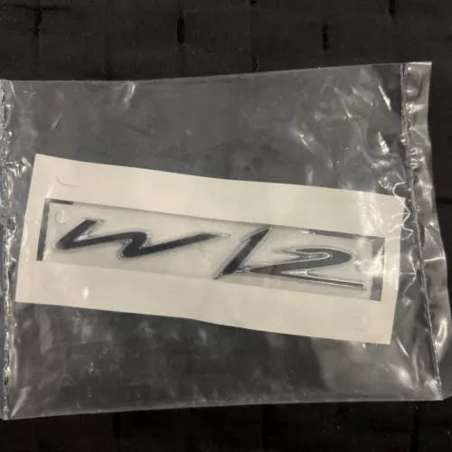 1X Speed W12 Sidehead Fender Badge Emblem New for Continental GT 3W8853675D - Bild 3 von 4