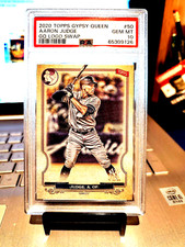 2020 AARON JUDGE TOPPS GYPSY QUEEN GQ LOGO SWAP #50 GEM MT 10 YANKEE STUD
