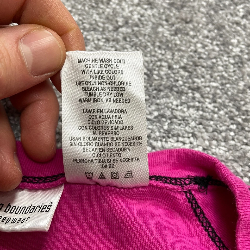 No Boundaries Sleepwear Tank Top Girls XL 15/17 Pink Underground Logo Sleeveless - Image 4 of 4