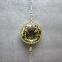 Formano Deko Metall Krippe Winter Gold HäNger Fensterdeko Weihnachten Angebot