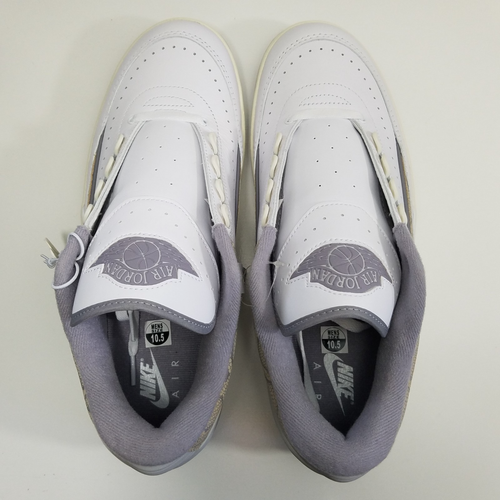 Men's 10.5 Nike Air Jordan 2 Retro Low Python White Sanddrift Cement DV9956-100 - Picture 10 of 14