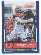 RARE 2016 PANINI SCORE CARLOS DUNLAP 
