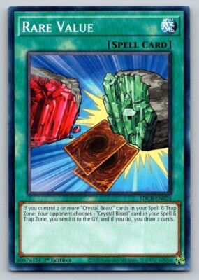 Rare Value SDCB-EN026 Structure Deck: Legend of the Crystal Beasts 1st Edition