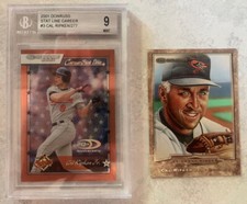 Lot 2- CAL RIPKEN Cards 98 DONRUSS DK /10000 & 01 STAT LINE CAREER  /277  BGS 9