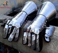 Guantes De Caballero Medievales Armadura Funcional Guantes Usables