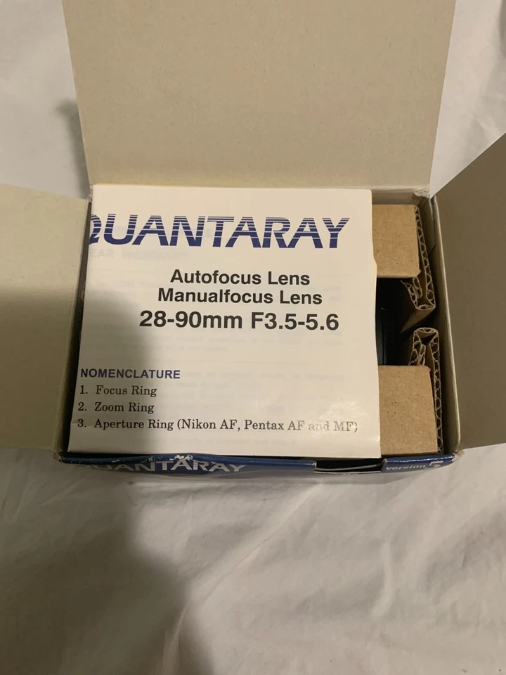 BRAND NEW - Quantaray Version 5 28-90mm  F;3.5-5.6 Minolta AF-D  - Image 3 of 4