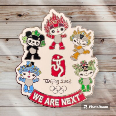 Beijing 2008 Olympic Pin We Are Next Beijing Mascots